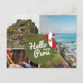 Hallo uit Peru Briefkaart (Voorkant)