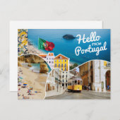 Hallo uit Portugal Briefkaart (Voorkant / Achterkant)