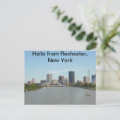 hallo uit Rochester, Briefkaart New York (Staand voorkant)