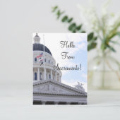 hallo uit Sacramento Briefkaart (Staand voorkant)