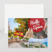 Hallo uit Spanje Briefkaart (Voorkant / Achterkant)