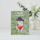 hallo uit Texas. Briefkaart (Staand voorkant)