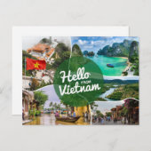 Hallo uit Vietnam Briefkaart (Voorkant / Achterkant)