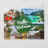 Hallo uit Vietnam Briefkaart (Voorkant)