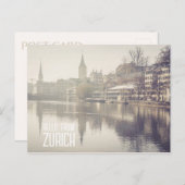 hallo uit Zürich Briefkaart (Voorkant / Achterkant)