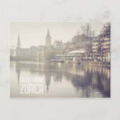 hallo uit Zürich Briefkaart (Voorkant)