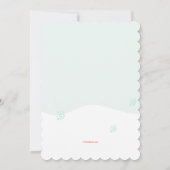 hallo Uitnodiging van de Lente Partij (Achterkant)