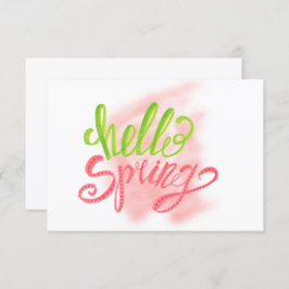 hallo Uitnodiging van de Partij van de Voorjaars