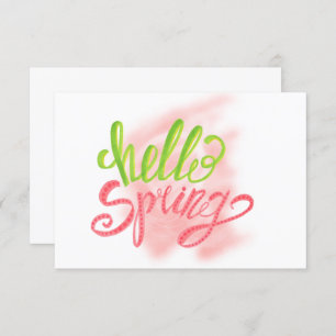 hallo Uitnodiging van de Partij van de Voorjaars