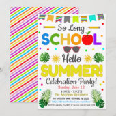 hallo Uitnodiging zomerpartij (Voorkant / Achterkant)