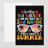 Hallo Vaarwel 1e klas Aankondiging (Voorkant / Achterkant)