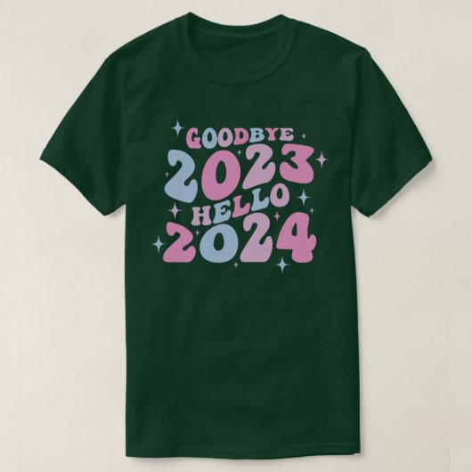 Hallo Vaarwel 2023 T-shirt (Design voorkant)