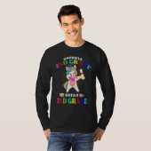 Hallo Vaarwel 2e klas Afstuderen T-shirt (Voorkant volledig)