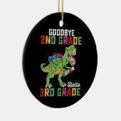 Hallo Vaarwel 2e klas Dinosaurus Keramisch Ornament (Rechts)