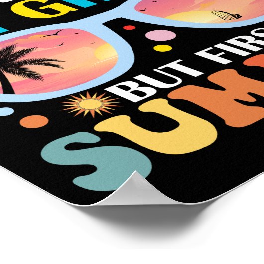 Hallo Vaarwel 3e klas Poster (Hoek)