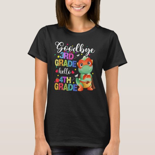 Hallo Vaarwel 3e klas T-shirt (Voorkant)