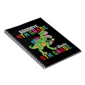 Hallo Vaarwel 4e klas dinosaurus Notitieboek (Rechterzijde)