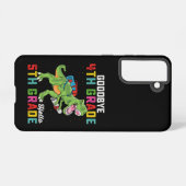 Hallo Vaarwel 4e klas dinosaurus Samsung Galaxy Hoesje (Achterkant horizontaal)