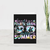 Hallo Vaarwel 4e klas Kaart (Voorkant)