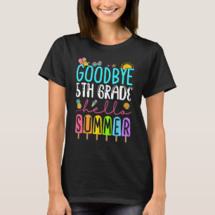 Hallo Vaarwel 5e klas ijsje T-shirt