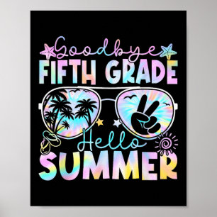 Hallo Vaarwel 5e klas Poster