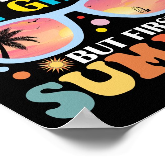 Hallo Vaarwel 5e klas Poster (Hoek)