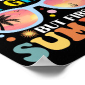 Hallo Vaarwel 6e klas Poster (Hoek)