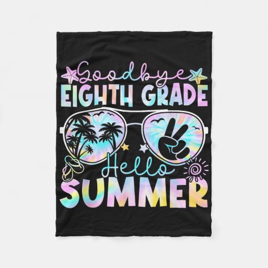 Hallo Vaarwel 8e klas Fleece Deken (Voorkant)