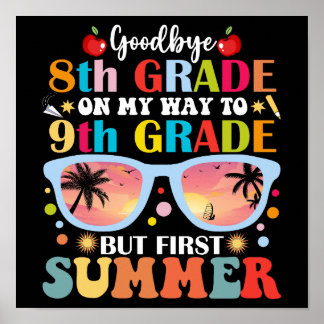 Hallo Vaarwel 8e klas Poster