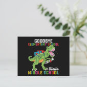 Hallo Vaarwel Elementary Briefkaart (Staand voorkant)
