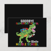 Hallo Vaarwel Elementary Briefkaart (Voorkant / Achterkant)