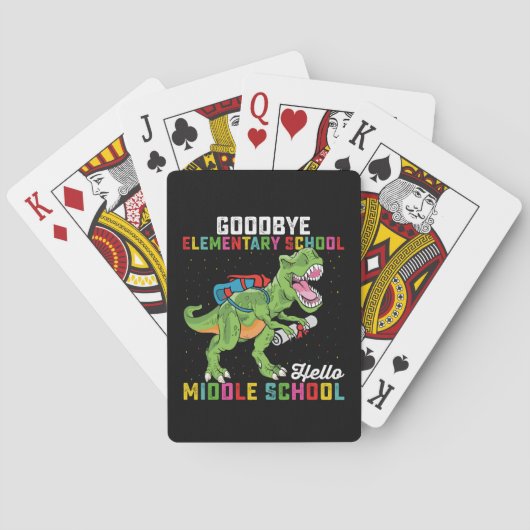 Hallo Vaarwel Elementary Pokerkaarten (Achterkant)