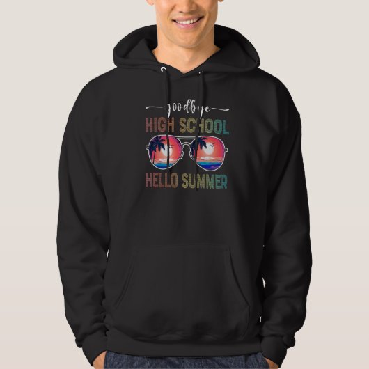Hallo Vaarwel High School Hoodie (Voorkant)