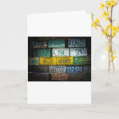 Hallo vaarwel kaart (Gele Bloem)