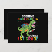 Hallo Vaarwel kleuterschool Briefkaart (Voorkant / Achterkant)