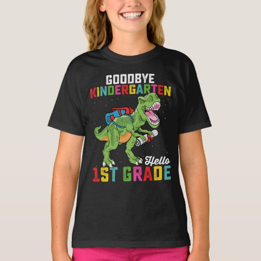 Hallo Vaarwel kleuterschool T-shirt (Voorkant)