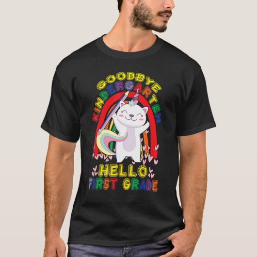 Hallo Vaarwel kleuterschool T-shirt (Voorkant)