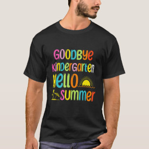 Hallo Vaarwel kleuterschool T-shirt