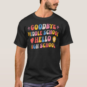 Hallo Vaarwel Middelbare School T-shirt