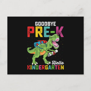 Hallo Vaarwel Pre-K Briefkaart