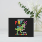 Hallo Vaarwel Pre-K Briefkaart (Staand voorkant)