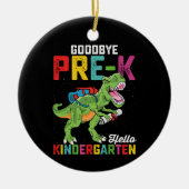 Hallo Vaarwel Pre-K Keramisch Ornament (Voorkant)