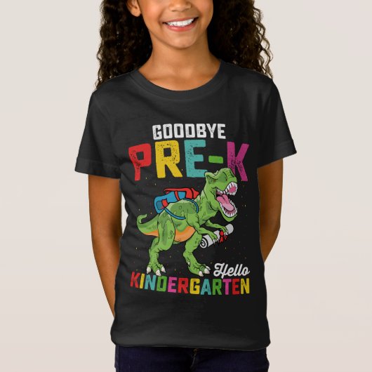 Hallo Vaarwel Pre-K T-shirt (Voorkant)