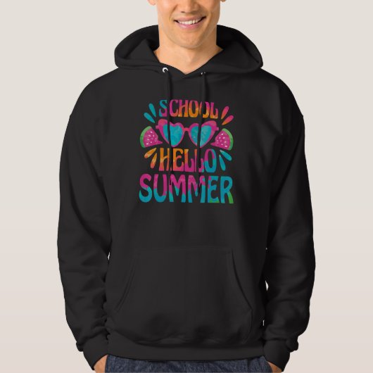 Hallo Vaarwel School Hoodie (Voorkant)