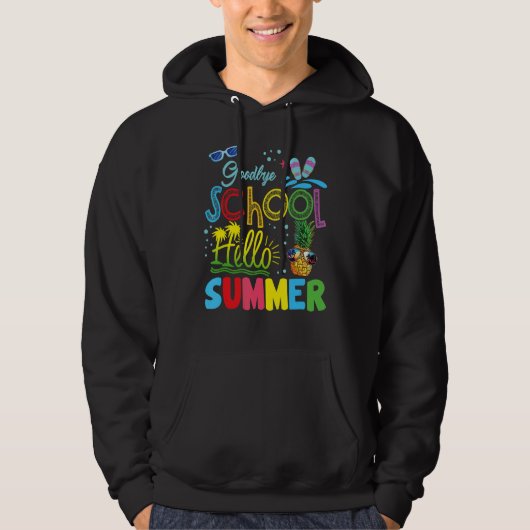 Hallo Vaarwel School Hoodie (Voorkant)