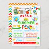 Hallo Vaarwel School Kaart (Voorkant / Achterkant)