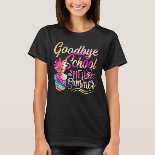 Hallo Vaarwel School Kinder T-shirt (Voorkant)