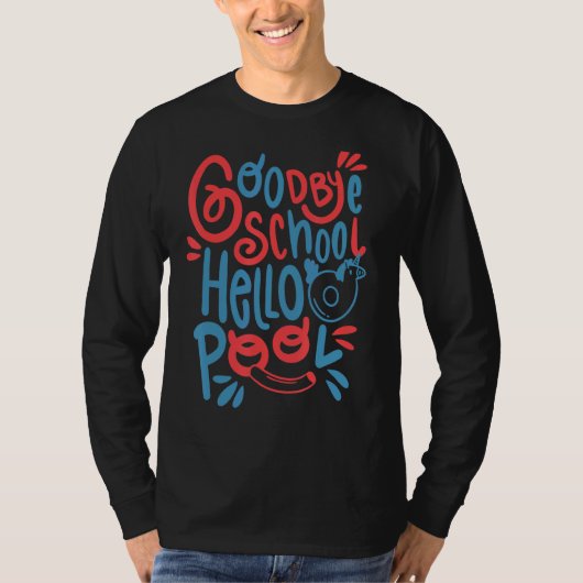 Hallo Vaarwel School T-shirt (Voorkant)