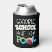 Hallo Vaarwel school? zwembad laatste schooldag gr Blikjeskoeler (Blikje Voorkant)