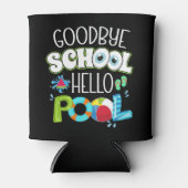 Hallo Vaarwel school? zwembad laatste schooldag gr Blikjeskoeler (Voorkant)